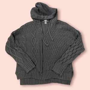 Forever 21 Knitted Sweater Hoodie Size S